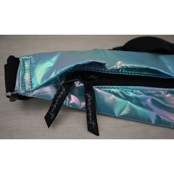 Free People Movement TPCF-713 Women's OS Hawaiian Blue Slim Fold Runner Belt Bag - Picture 5 of 6